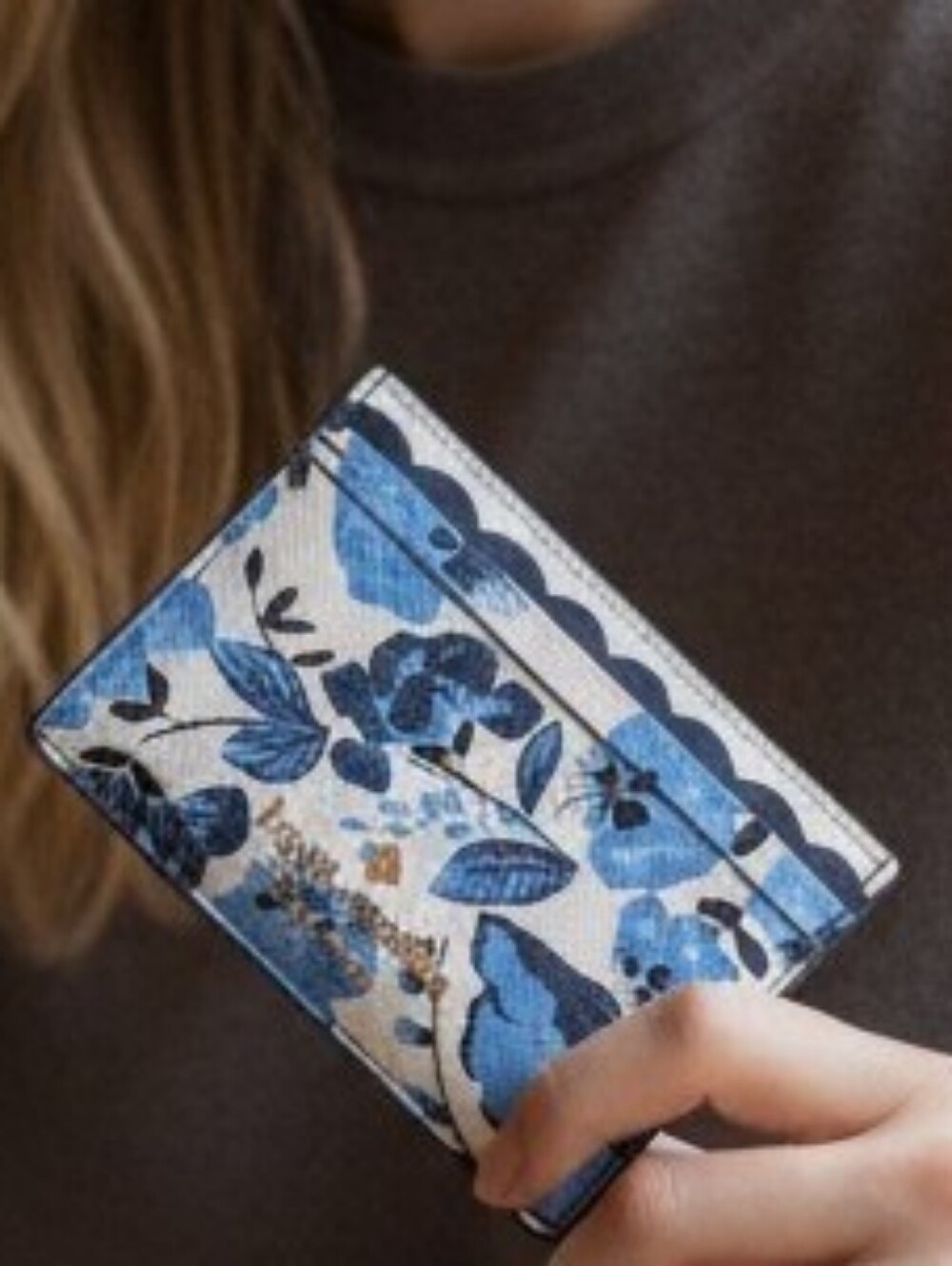 Kate Spade ♠️ New York Madison Vase Floral Small Slim Card Holder